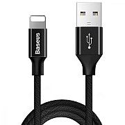 Кабель USB Baseus Lightning CALYW-A-L-Black 1.8 м черный Киев