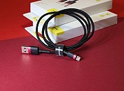 Кабель USB Baseus micro-USB CAMKLF-B-M-Grey-Black 1 м серый с черным Киев