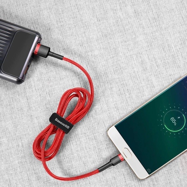 Кабель USB Baseus micro-USB CAMKLF-B-M-Red 1 м красный Киев - изображение 1