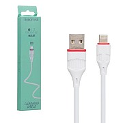 Кабель USB Borofone Lightning BX17-L-White 1 м белый Киев