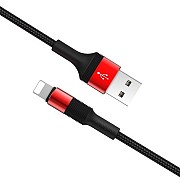 Кабель USB Borofone Lightning BX21-L-Red 1 м красный Киев