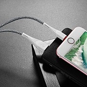 Кабель USB Borofone Lightning BX25-L-White 1 м белый Киев