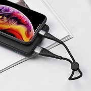 Кабель USB Borofone Lightning BX32-L-Black 0.25 м черный Киев