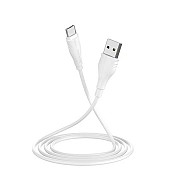 Кабель USB Borofone Type-C BX18-T-White 2 м белый Киев