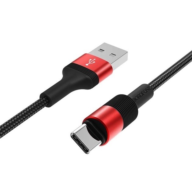 Кабель USB Borofone Type-C BX21-T-Red 1 м красный Киев - изображение 1