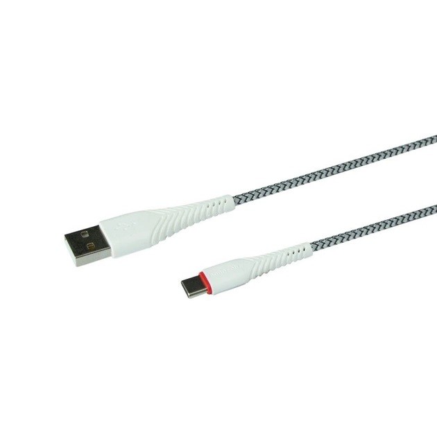 Кабель USB Borofone Type-C BX25-T-White 1 м белый Киев - изображение 1