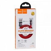 Кабель USB Hoco Micro Grand U74-R 1 м красный Киев