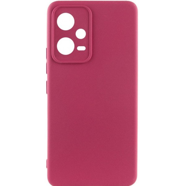 Silicone Cover Lakshmi Full Camera для Xiaomi Redmi Note 12 5G/Poco X5 5G Marsala (Код товару:30565) Харьков - изображение 1