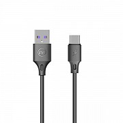 Кабель USB WK Type-C Full Speed Pro WDC-101a-Black 1 м черный Киев