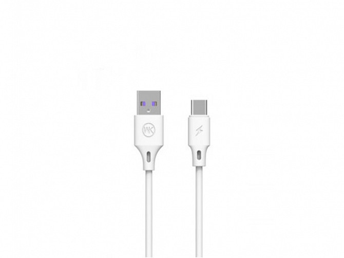 Кабель USB WK Type-C WDC-092a-White 2 м белый Киев - изображение 1