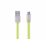 Кабель microUSB Colorful 1м  green Remax 311804 Киев