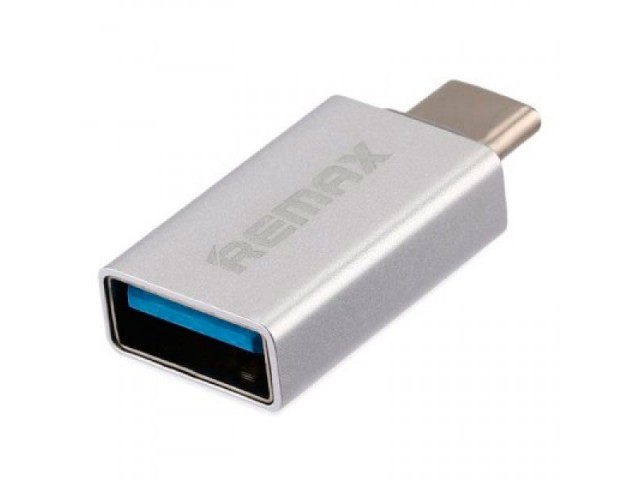 Переходник Transcend RA-OTG1 USB(F) to Type C(M) Silver Remax 340907 Киев - изображение 1