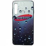 Чохол силіконовий Краплі води для Samsung A9 2018 A920 White/Black (Код товару:30678) Харьков