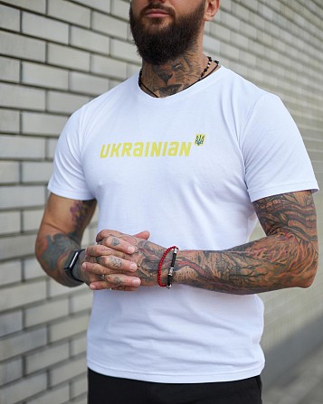 Футболка Ukrainian біла Киев - изображение 1