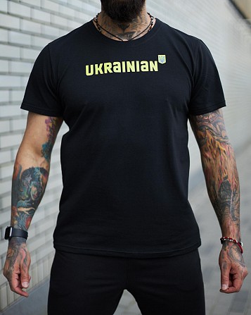 Футболка Ukrainian чорна Киев - изображение 1