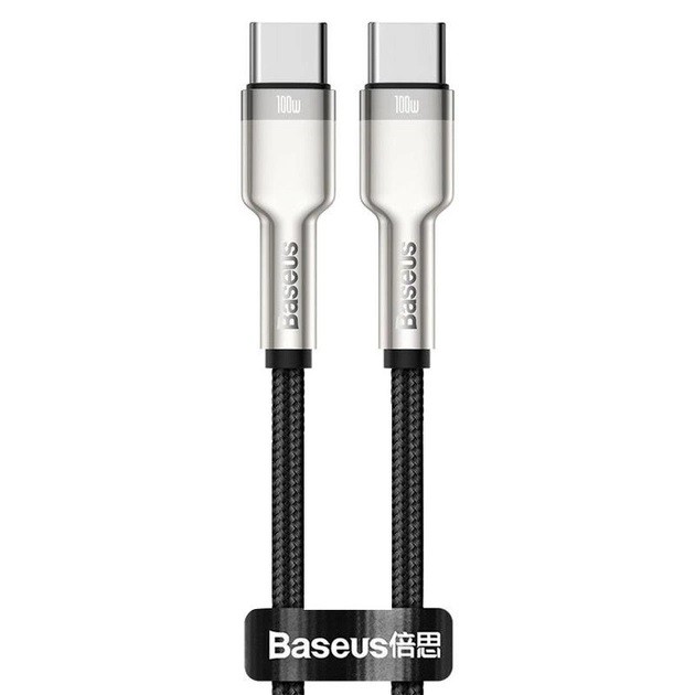 Кабель Type-C Baseus Type-C CATJK-D-T-Black 2 м черный Киев - изображение 1