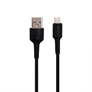 Кабель USB Borofone Lightning BX16-L-Black 1 м черный Киев