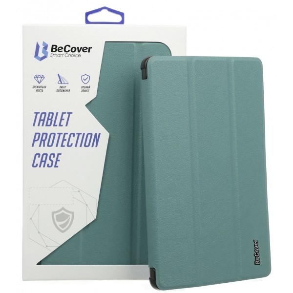 Чохол-книжка Becover Smart для Samsung Tab A8 2021 10.5 X200/X205 Dark Green Харьков - изображение 1