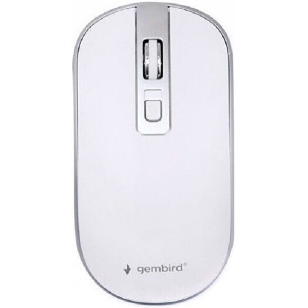 Мишка GEMBIRD MUSW-4B-06-WS White/Silver (Код товару:30625) Харьков - изображение 1