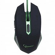 Мишка GEMBIRD MUSG-001-G USB Black/Green (Код товару:30622) Харьков