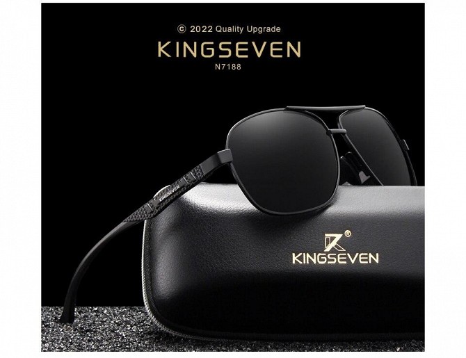 Сонцезахисні Окуляри Поляризовані UV400 KINGSEVEN 2023 Алюмінієві Киев - изображение 1