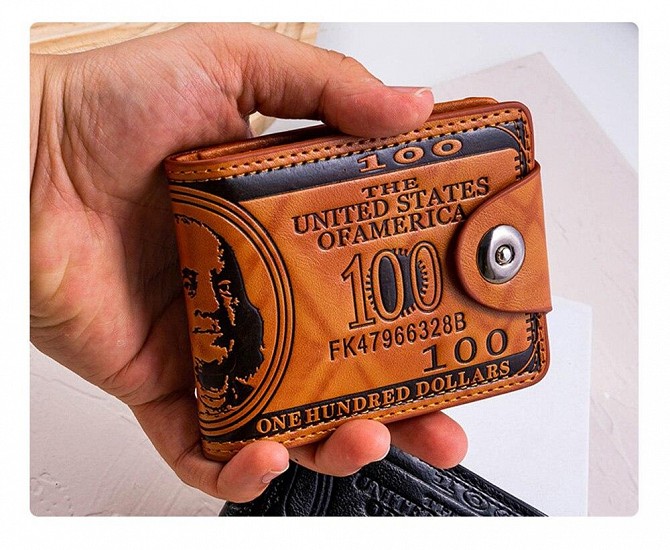 Гаманець з візерунком 100 доларів Киев - изображение 1