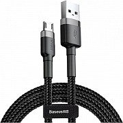 Кабель Baseus Cafule USB to Micro 2A 3m Gray/Black (CAMKLF-HG1) (Код товару:30819) Харьков