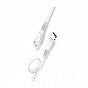 Кабель Hoco X40 Noah USB to Type-C 1m White (Код товару:13941) Харьков