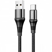 Кабель Hoco X50 Excellent USB to Type-C 2.4A 1m Black (Код товару:20380) Харьков