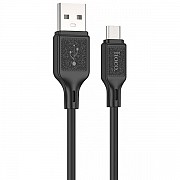 Кабель Hoco X90 Cool silicone USB to Type-C 1m Black (Код товару:30917) Харьков