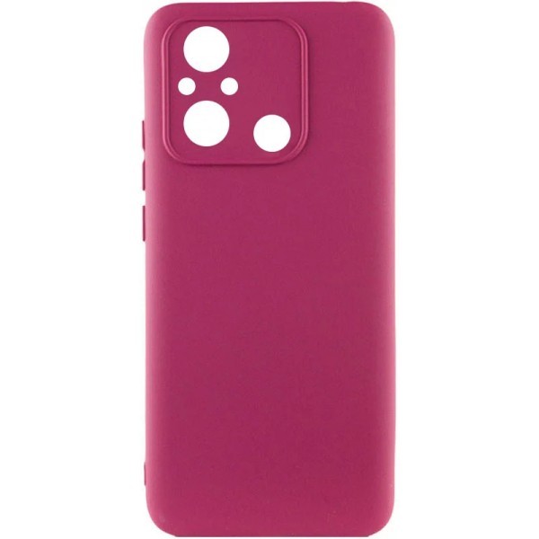 Silicone Cover Lakshmi Full Camera для Xiaomi Redmi 12C/11A/Poco C55 Marsala (Код товару:30941) Харьков - изображение 1