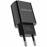 Мережевий зарядний пристрій Borofone BA20A Sharp Single port + cable Type-C Black (Код товару:30928) Харьков