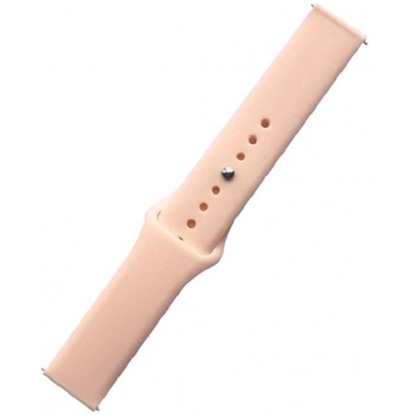 Ремінець Silicone для Samsung Watch Active/Galaxy S4 42mm/Gear S2/Xiaomi Amazfit (20mm) Pink Sand (К Харьков - изображение 1