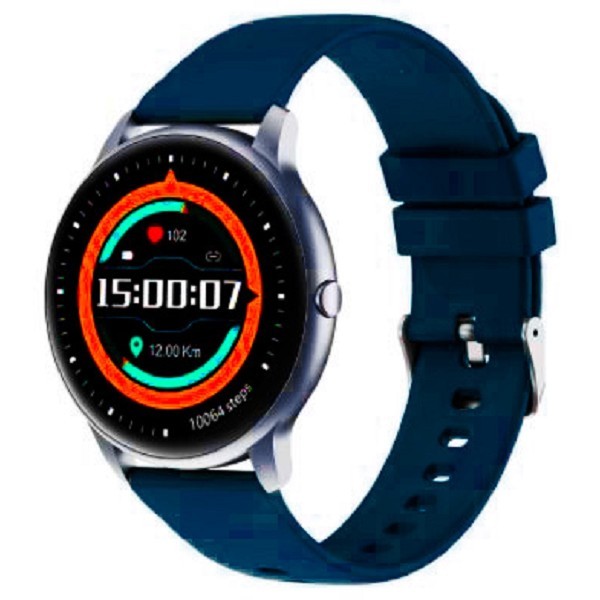 DM Ремінець Silicone для смарт-годинника Xiaomi/Samsung/Huawei/Imilab/Kieslect (22mm) Blue (Код това Харьков - изображение 1