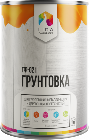 Грунтовка ГФ-021 ТМ Lida Ровно - изображение 1