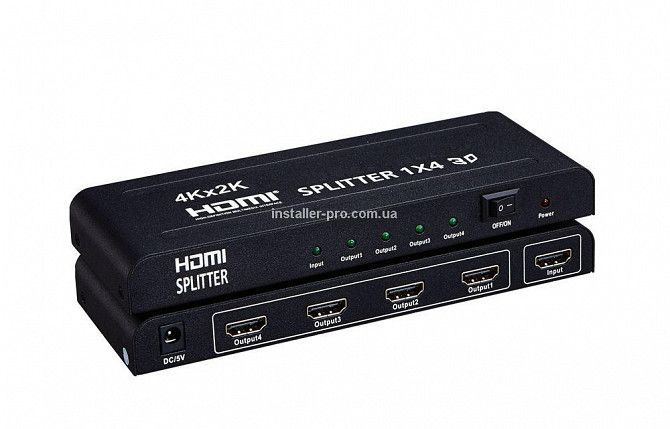 Сплиттер HDMI 1x4 4Kх2K Харьков - изображение 1