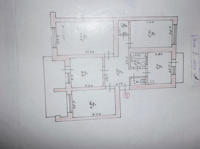 Продам 4х комнатную квартиру 5\5 с АГВ, г. Измаил Одесса - изображение 1
