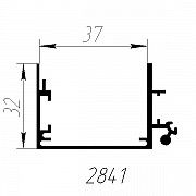 2841 профиль алюминиевый для лайтбокса, анод Київ