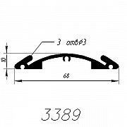 3389 профиль алюминиевый для табличек Київ
