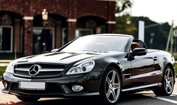 258 Арендовать кабриолет Mercedes SL500 на свадьбу съемки Киев - изображение 1