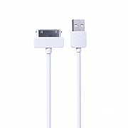 USB кабель Light iPhone 4/4s 30pin 1м white Remax 300803 Київ