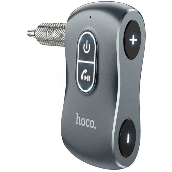 FM-трансмітер Hoco E73 Tour Car AUX BT Receiver Metal Gray (Код товару:31183) Харьков - изображение 1