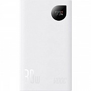 Power Bank Baseus Adaman 2 Digital Display 30W 20000mAh White (PPAD050002) (Код товару:24998) Харьков