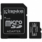 Карта пам'яті Kingston microSDHC 32GB Canvas Select Plus UHS-I Class 10 + SD-адаптер (SDCS2/32GB) (К Харьков
