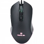 Мишка REAL-EL RM-550 USB Black (EL123200027) Харьков