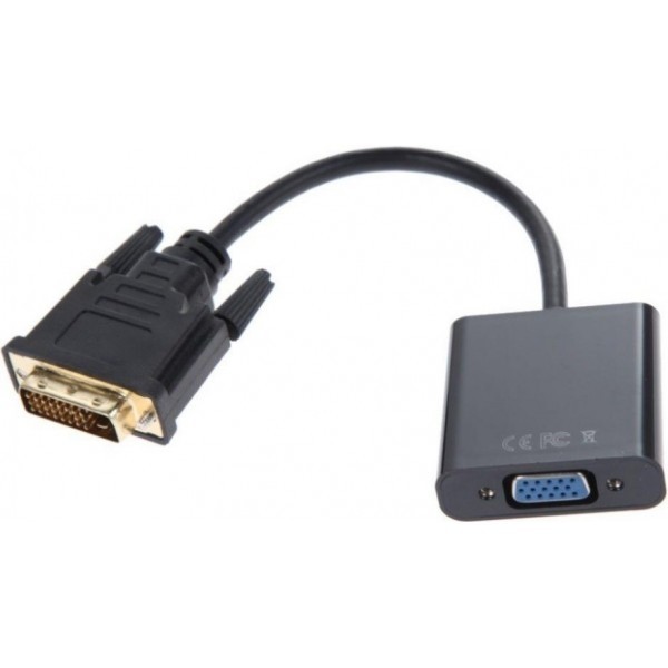 Перехідник Atcom DVI-D(M)-VGA(F), Dual Link 0.1м (9214) (Код товару:22860) Харьков - изображение 1