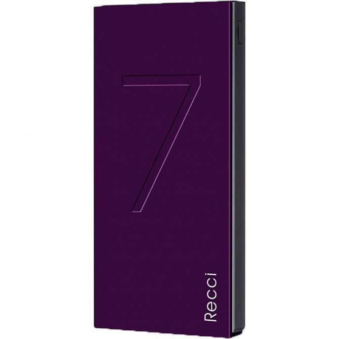 Внешний аккумулятор 7000 mAh Faith RS-7000 purple Recci CC200054 Киев - изображение 1