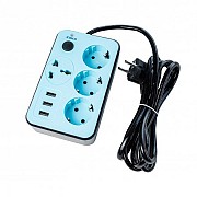 Сетевой удлинитель XoKo SP-3-3-1 2 м 3 EU розетки 1 международная розетка 3 USB Киев