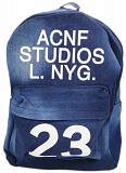Молодежный джинсовый рюкзак ACNF Studios синий Киев