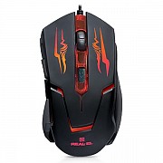 Мишка REAL-EL RM-520 Gaming USB Black (EL123200020) (Код товару:31213) Харьков